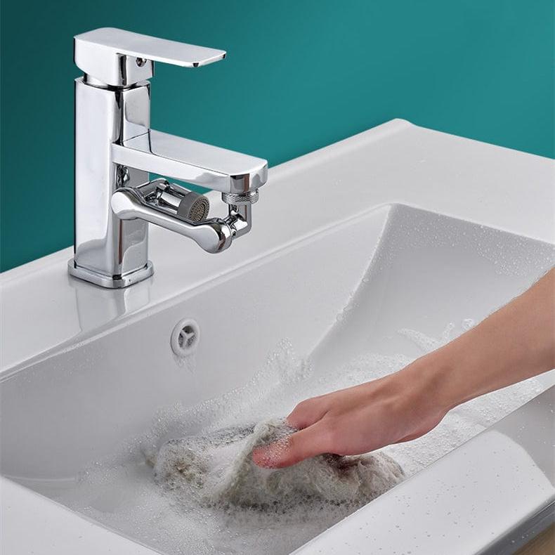 Robinet rotatif pratique pour un nettoyage sans effort