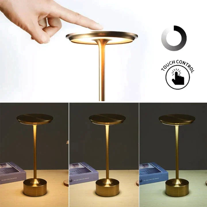 Lampe LED sans fil au design élégant et tactile