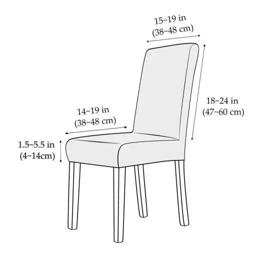 Housses de chaise extensibles haut de gamme pour une protection durable et élégante