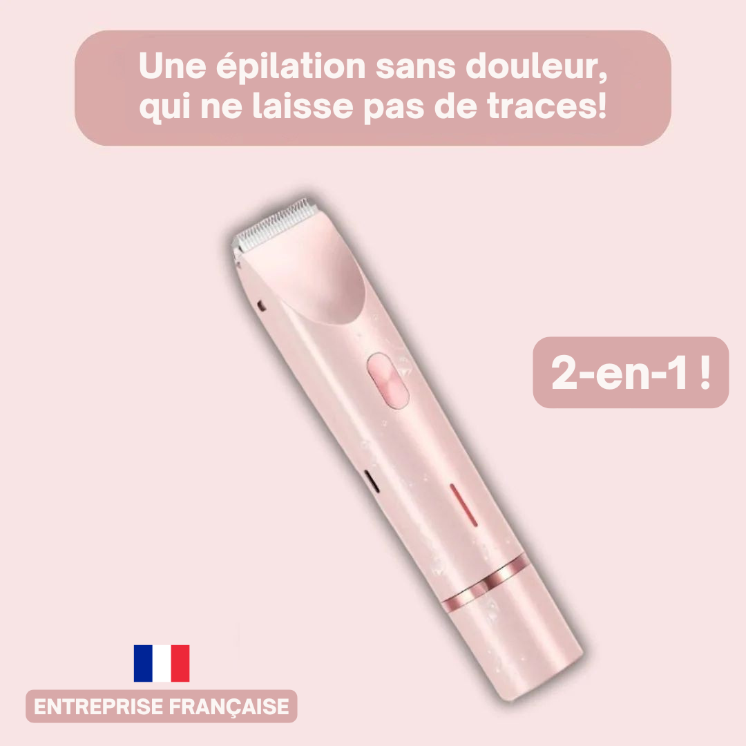 GlamGlide : Rasoir Corporel 2-en-1 pour Femmes