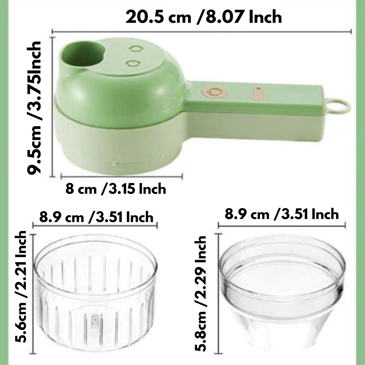 Hachoir multifonction innovant 4 en 1 pour une cuisine simplifiée