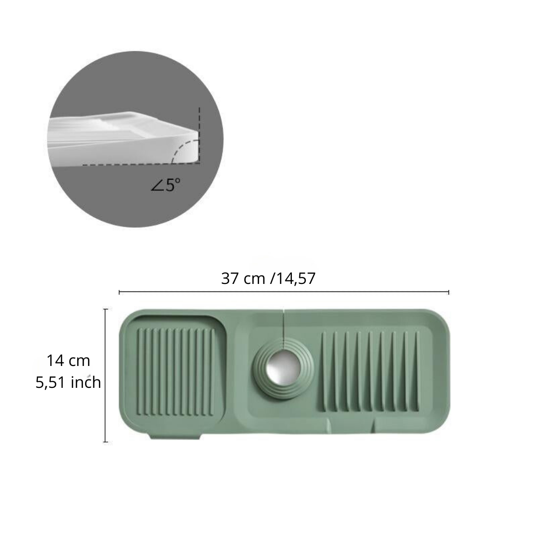 Tapis en silicone révolutionnaire : séchage rapide et sécurisé pour votre cuisine