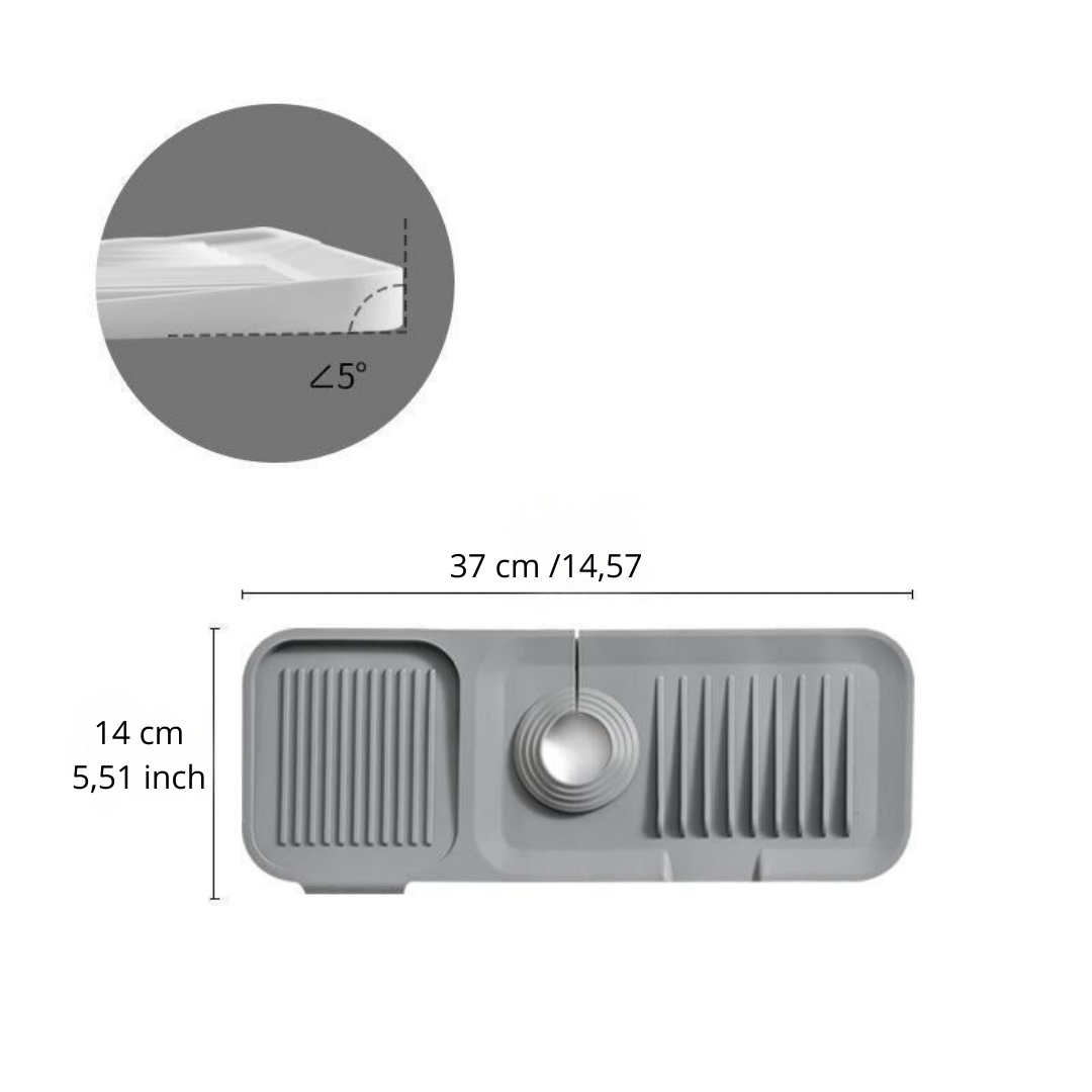Tapis en silicone révolutionnaire : séchage rapide et sécurisé pour votre cuisine