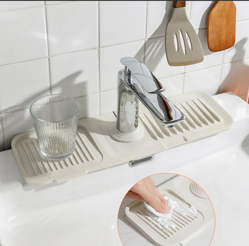 Tapis en silicone révolutionnaire : séchage rapide et sécurisé pour votre cuisine